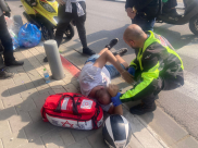 يافا: اصابة متوسطة لسائق دراجة نارية بحادث طرق ذاتي